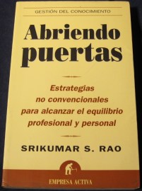 ABRIENDO PUERTAS SRIKUMAR S RAO